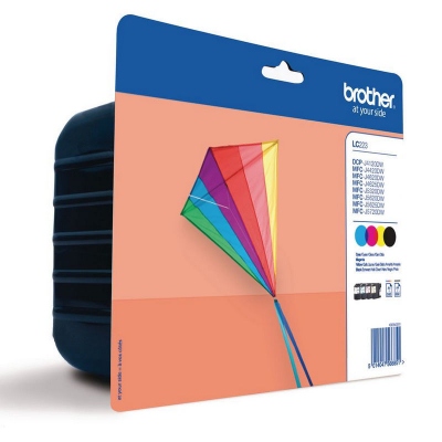 BROTHER LC223 MULTIPACK ORIGINAL 4 CARTUCHOS LC223VALBP