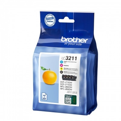 BROTHER LC3211 MULTIPACK ORIGINAL 4 CARTUCHOS LC3211VAL