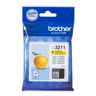 BROTHER LC3211 AMARILLO CARTUCHO DE TINTA ORIGINAL LC-3211Y