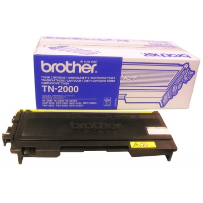 BROTHER TN2000 NEGRO CARTUCHO DE TONER ORIGINAL