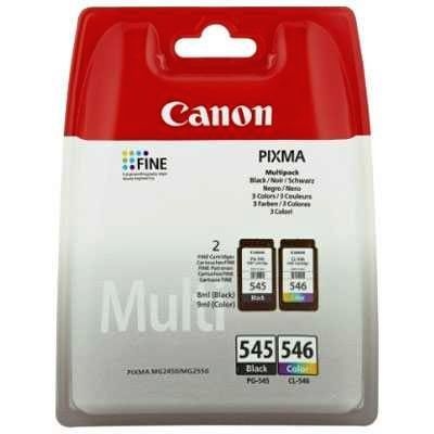 CANON PG545 NEGRO + CL546 TRICOLOR MULTIPACK ORIGINAL 8287B005