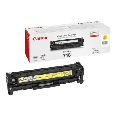 CANON 718 AMARILLO CARTUCHO DE TONER ORIGINAL 2659B002