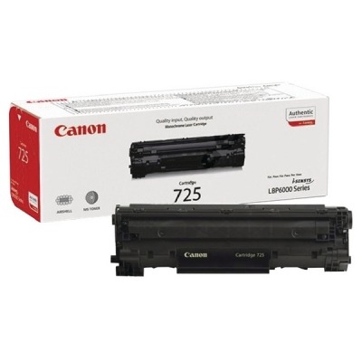 CANON 725 NEGRO CARTUCHO DE TONER ORIGINAL 3484B002