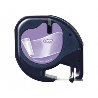 DYMO LETRATAG 12267 NEGRO/TRANSPARENTE CINTA ROTULADORA GENERICA S0721530
