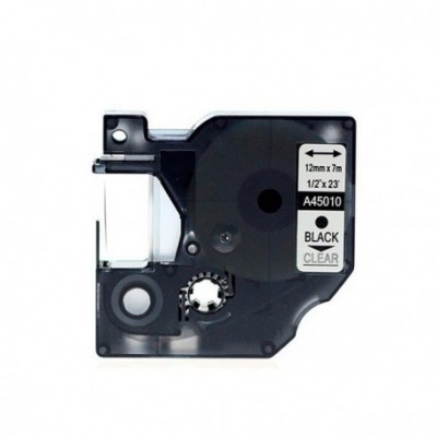 DYMO D1 45010 NEGRO/TRANSPARENTE CINTA ROTULADORA GENERICA S0720500