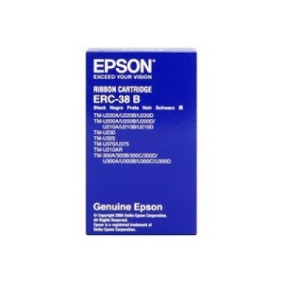 EPSON ERC38/34/30 NEGRA CINTA MATRICIAL ORIGINAL C43S015374/ERC-38B