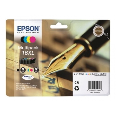 EPSON T1636 MULTIPACK ORIGINAL 4 CARTUCHOS C13T16364010
