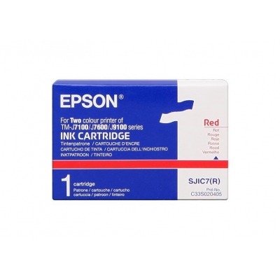 EPSON SJIC7R ROJO CARTUCHO DE TINTA ORIGINAL C33S020405