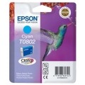 EPSON T0802 CYAN CARTUCHO DE TINTA ORIGINAL C13T08024011