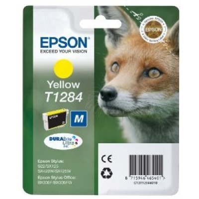 EPSON T1284 AMARILLO CARTUCHO DE TINTA ORIGINAL C13T12844010