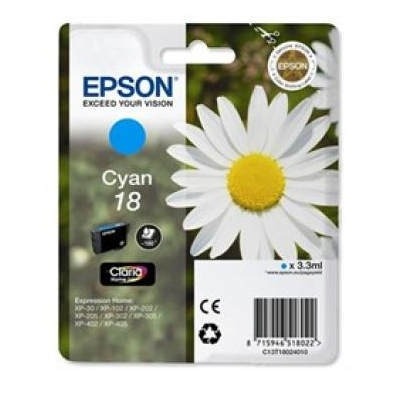 EPSON T1802 (18) CYAN CARTUCHO DE TINTA ORIGINAL C13T18024010