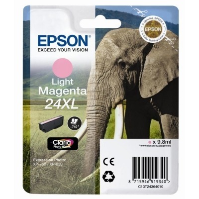 EPSON T2436 (24XL) MAGENTA LIGHT CARTUCHO DE TINTA ORIGINAL C13T24364010