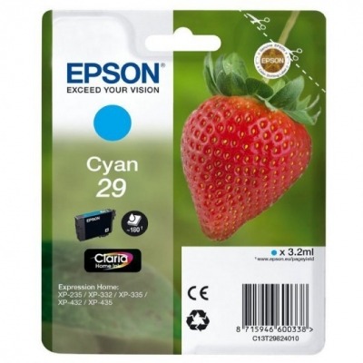EPSON T2982 (29) CYAN CARTUCHO DE TINTA ORIGINAL C13T29824012