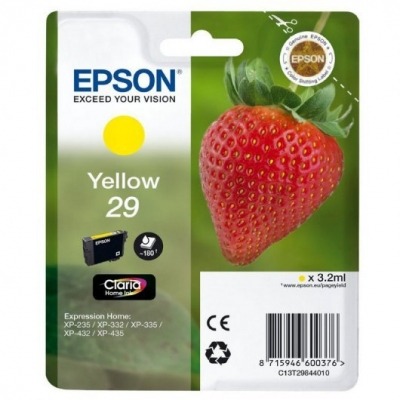 EPSON T2984 (29) AMARILLO CARTUCHO DE TINTA ORIGINAL C13T29844012