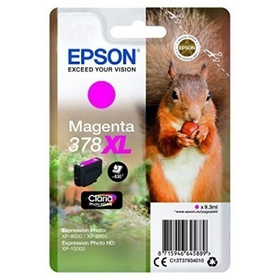 EPSON T3793 (378XL) MAGENTA CARTUCHO DE TINTA ORIGINAL C13T37934010