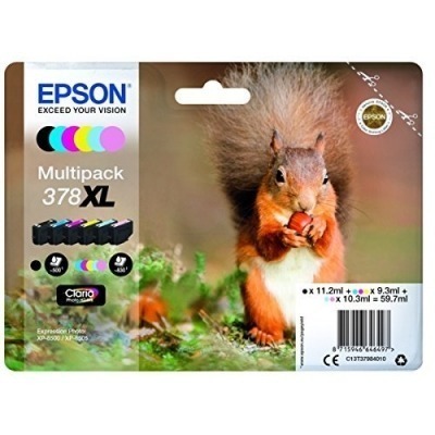 EPSON T3798 (378XL) MULTIPACK ORIGINAL 6 CARTUCHOS C13T37984010
