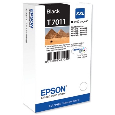 EPSON T7011 NEGRO CARTUCHO DE TINTA ORIGINAL C13T70114010