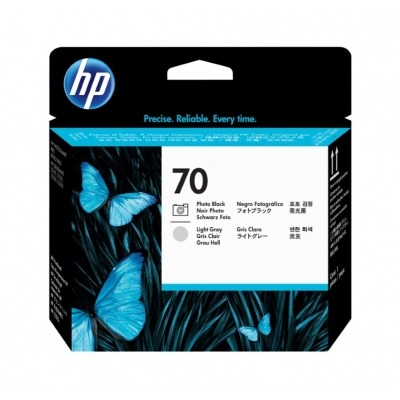 HP 70 NEGRO PHOTO/GRIS CLARO CABEZAL DE IMPRESION ORIGINAL C9407A