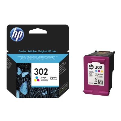 HP 302 TRICOLOR CARTUCHO DE TINTA ORIGINAL F6U65AE