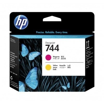 HP 744 MAGENTA/AMARILLO CABEZAL DE IMPRESION ORIGINAL F9J87A