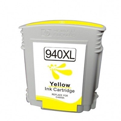 HP 940XL AMARILLO CARTUCHO DE TINTA REMANUFACTURADO C4909AE
