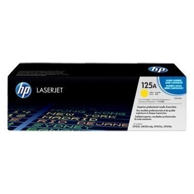 HP CB542A AMARILLO CARTUCHO DE TONER ORIGINAL Nº125A