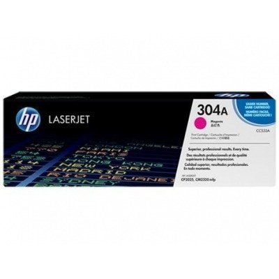HP CC533A MAGENTA CARTUCHO DE TONER ORIGINAL Nº304A