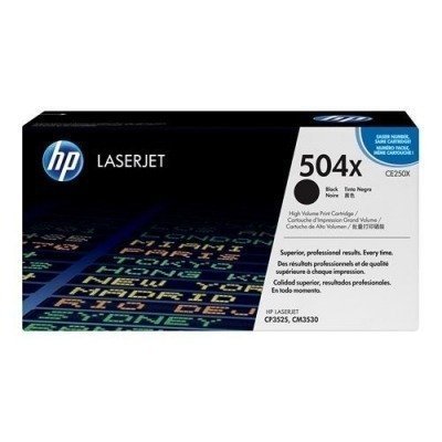 HP CE250X NEGRO CARTUCHO DE TONER ORIGINAL Nº504X