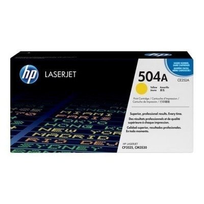 HP CE252A AMARILLO CARTUCHO DE TONER ORIGINAL Nº504A