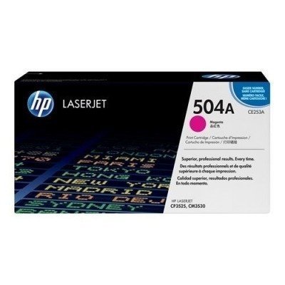 HP CE253A MAGENTA CARTUCHO DE TONER ORIGINAL Nº504A