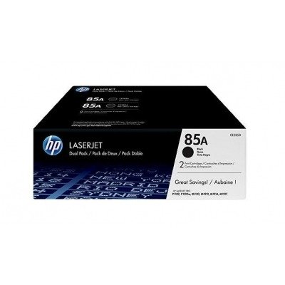 HP CE285A NEGRO CARTUCHO DE TONER ORIGINAL Nº85A (PACK 2)