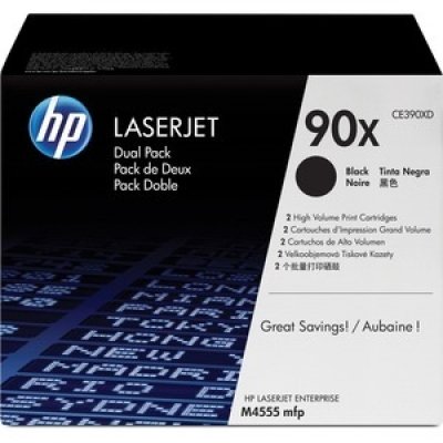 HP CE390X NEGRO CARTUCHO DE TONER ORIGINAL Nº90X (PACK 2)