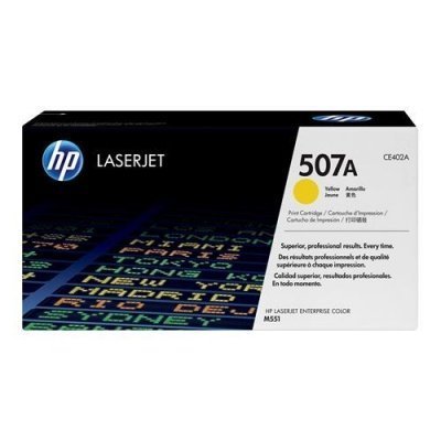 HP CE402A AMARILLO CARTUCHO DE TONER ORIGINAL Nº507A
