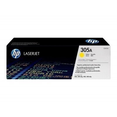 HP CE412A AMARILLO CARTUCHO DE TONER ORIGINAL Nº305A