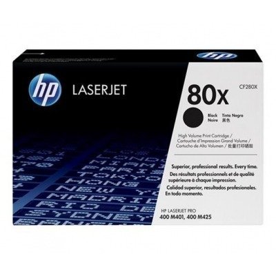 HP CF280X NEGRO CARTUCHO DE TONER ORIGINAL Nº80X