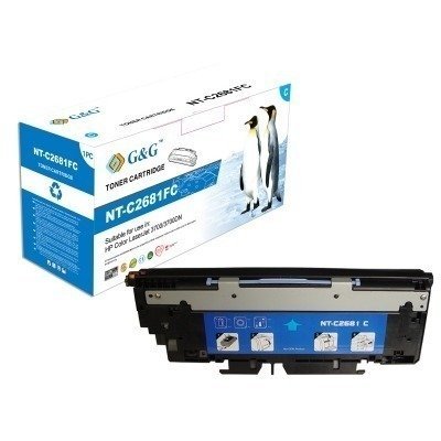 G&G HP Q2681A CYAN CARTUCHO DE TONER GENERICO Nº311A