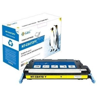 G&G HP Q6472A AMARILLO CARTUCHO DE TONER GENERICO Nº502A