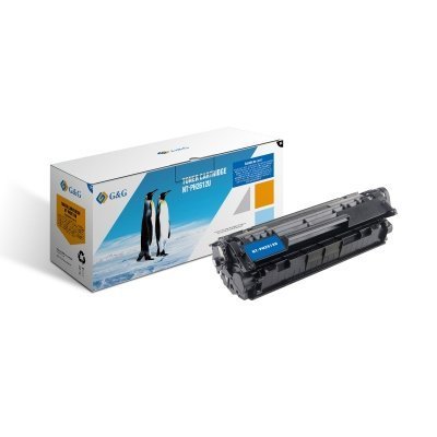 G&G HP Q2612A NEGRO CARTUCHO DE TONER GENERICO Nº12A