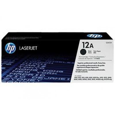 HP Q2612A NEGRO CARTUCHO DE TONER ORIGINAL Nº12A
