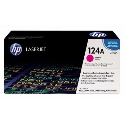 HP Q6003A MAGENTA CARTUCHO DE TONER ORIGINAL Nº124A