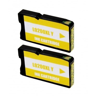 LEXMARK 200XL AMARILLO CARTUCHO DE TINTA GENERICO 14L0200 (PACK 2 UNIDADES)