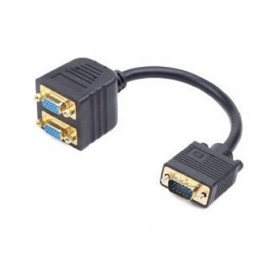 Gembird CC-VGAX2-20CM Cable Splitter VGA M/2xH 0.2m