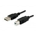 Equip Cable USB-A Macho a USB-B Macho 2.0 5m