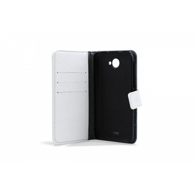 3GO Droxio B45 Funda Flip Cover Piel Blanca