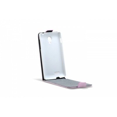 3GO Droxio B45 Funda Flip Cover Vertical Piel Rosa