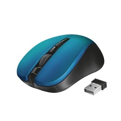 Trust 21870 Raton Inalambrico USB 1800dpi Mydo Silent Azul