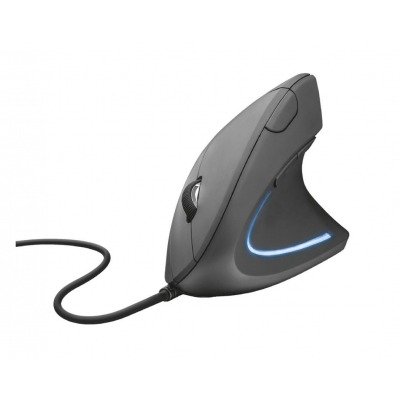 Trust 22885 Raton Ergonomico USB 1600dpi Verto Negro