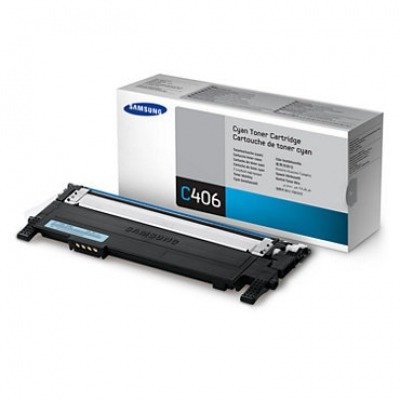 SAMSUNG CLP360/CLX3305 CYAN CARTUCHO DE TONER ORIGINAL CLT-C406S/ST984A