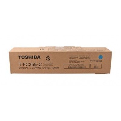 TOSHIBA T-FC35EC CYAN CARTUCHO DE TONER ORIGINAL 6AJ00000050