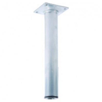 PATA MUEBLE METALICA REDONDA H 800 MM 30 MM GRIS